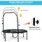 40 Inch Foldable Fitness Rebounder with Resistance Bands Adjustable Home